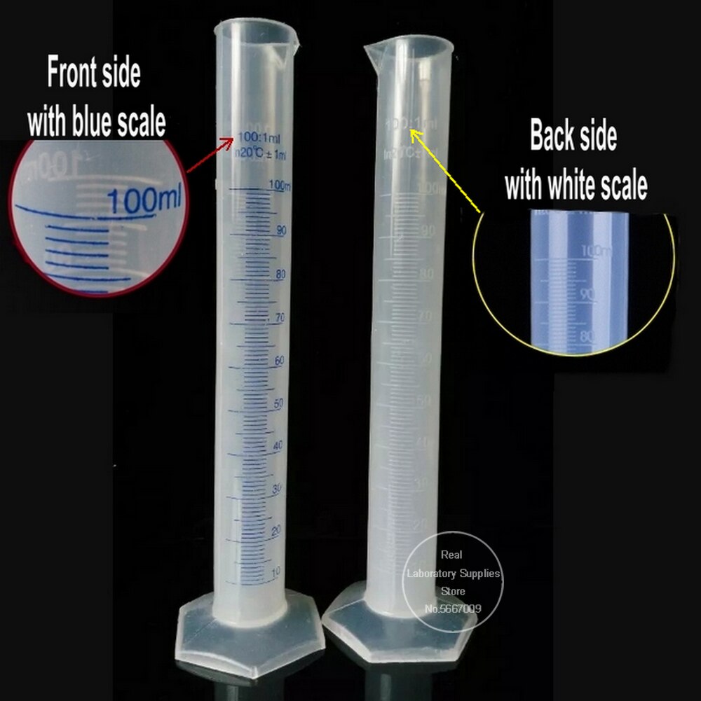 7-teiliges Messzylinder Set - 10ml Bis 1000ml Aus Kunststoff