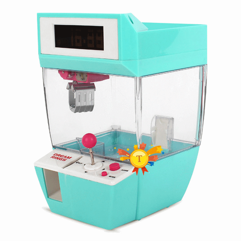 Catcher Wekker Elektrische Automaat Pop Grabber Game Machine Mini Candy Grabber Machine Snoep Machine Voor Kind Speelgoed