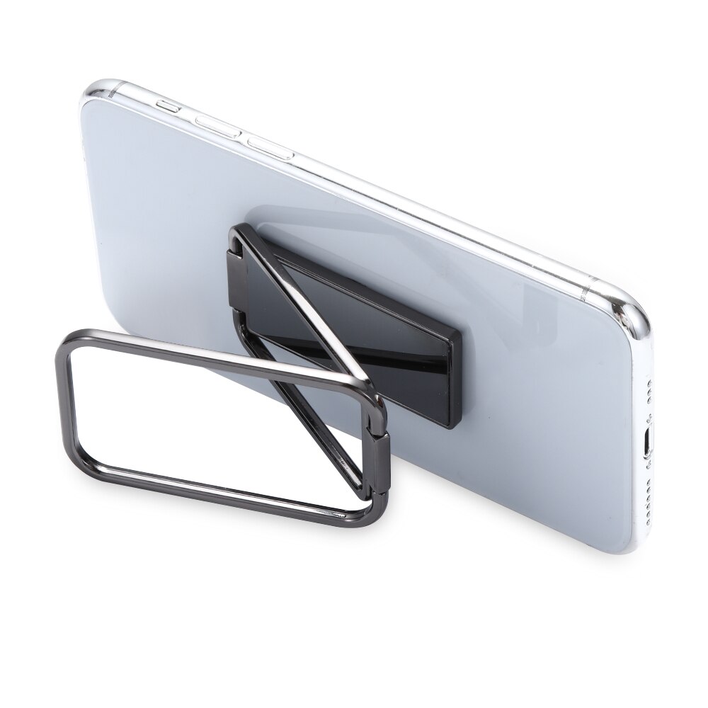 360 Rotation Phone Back Holder Ultra Thin Foldable Stand Multi Angle Adjustable Metal Finger Ring Kickstand Phone Holder