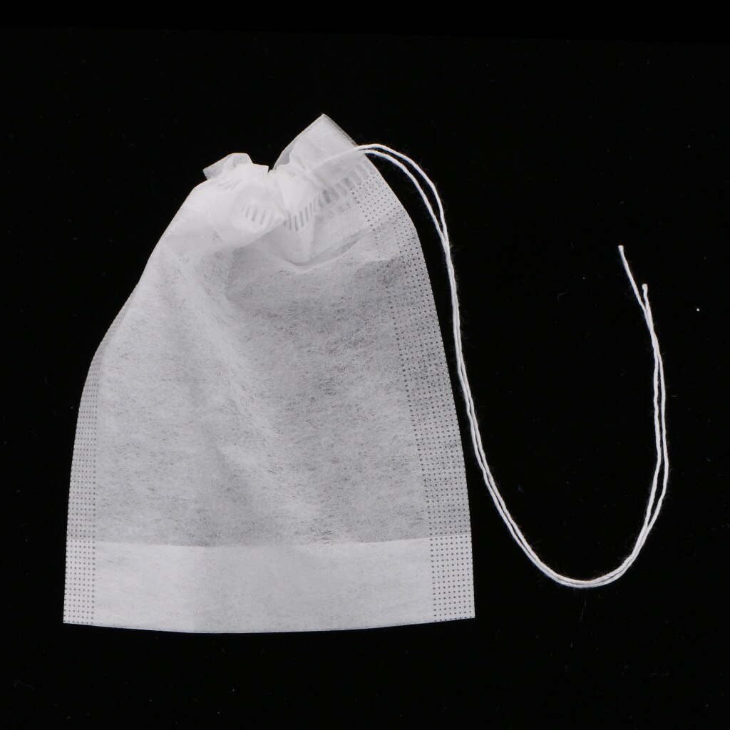 100 stk teposer filter engangs tomme duftende teposer med snøre te infuser medicinpose til urte løs te bolsas de te