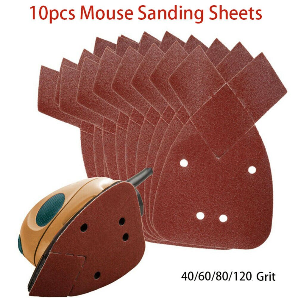Mouse Sanding Sheets Detail Fit for Black and Decker Palm 40 -120 Grit