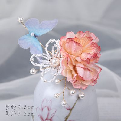 Vintage luxus schmetterlingshaarspange, chinesische hanfu haaraccessoires für damen: 2