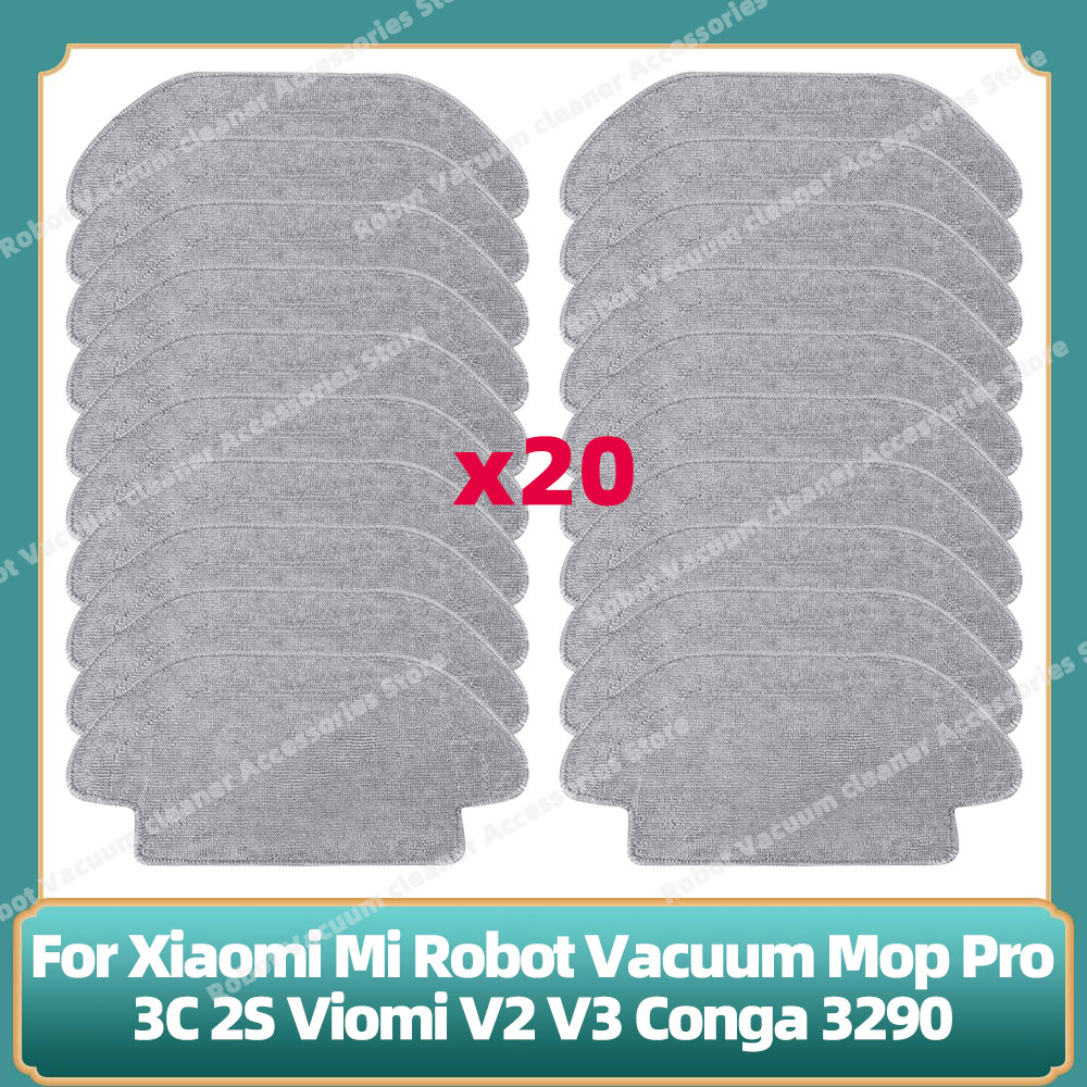 Compatibel voor Xiaomi Mi Robot Vacuüm Mop Pro 3C 2S Accessoires Reserve Hepa Filter Side Hoofdborstel Cover Mop houder Onderdelen: Lavendel