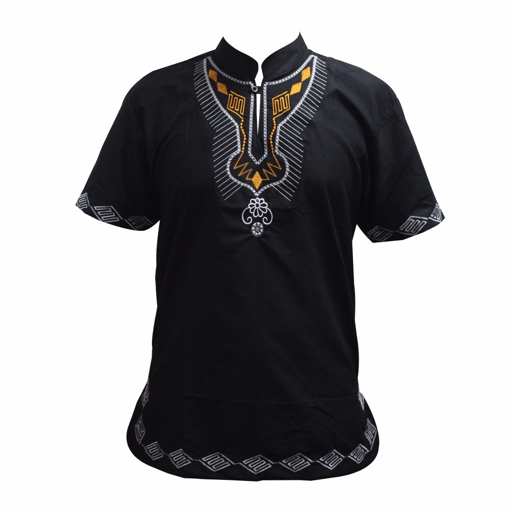 Dashiki – T-shirt brodé pour hommes, vêtements de africains, Cool, de , directe