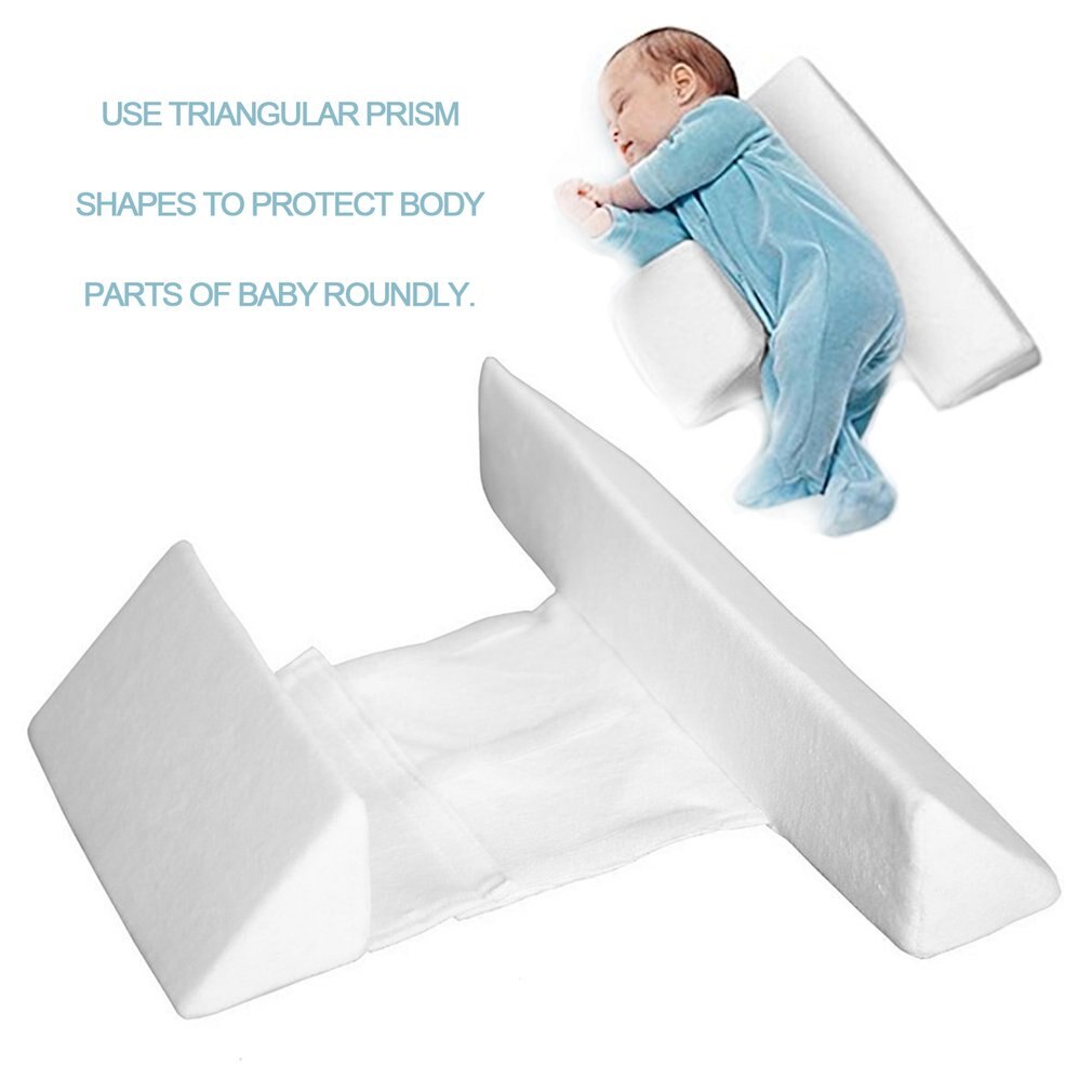 Pasgeboren Slaap Klepstandsteller Pasgeboren Comfortabele Katoen Anti Roll Kussen Ergonomisch Zachte Katoenen Baby Kussen