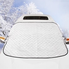 Magnetische Voorruit Sneeuw Cover Tarp Winter Ijskrabber Vorst Dust Guard Zonnescherm Protector