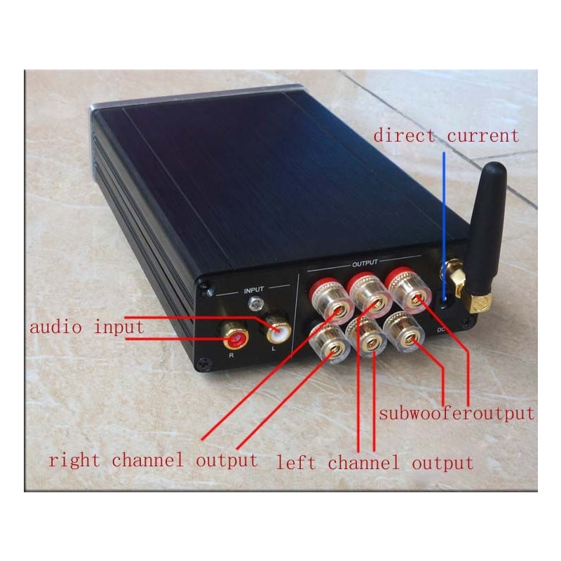 KYYSLB 75WX2 220V BA10C TPA5613 2,1 Kanal Subwoofer Verstärker 300W Insgesamt Ausgang Haushalt Mini Verstärker