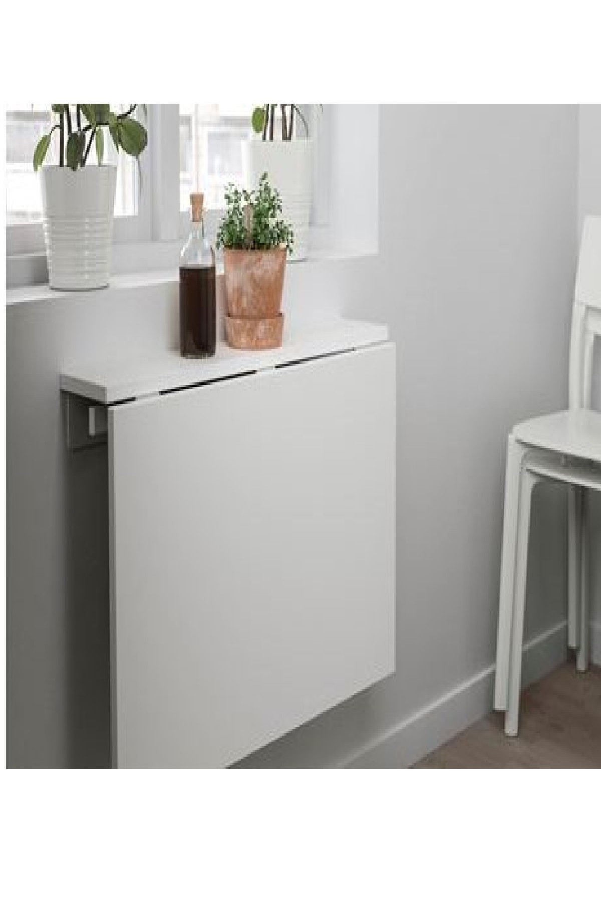 Folde køkken balkon træ skrivebord væg stik monteret klapbord 60 x 90 cm og 48 x 62 cm bærbart træ