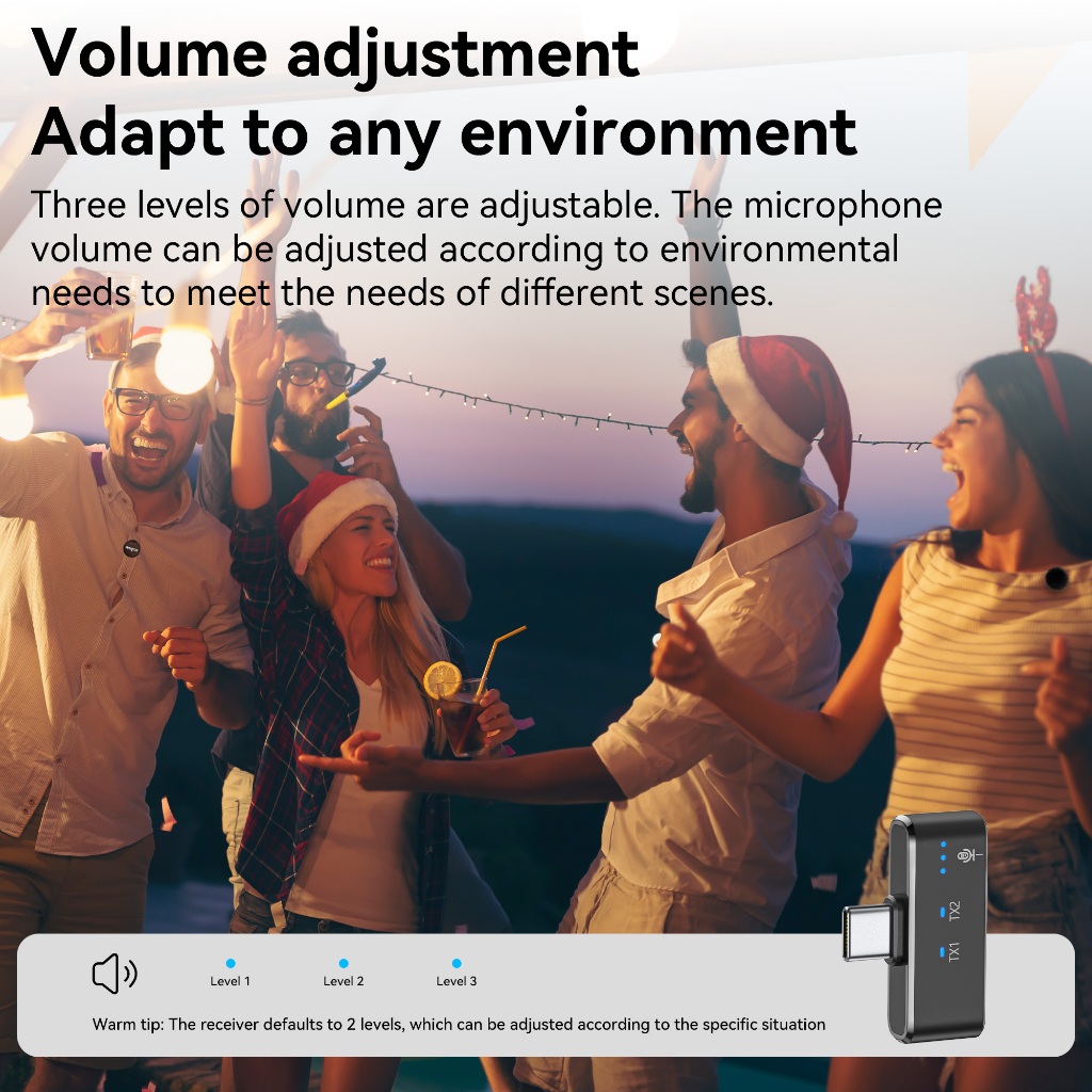 Microfono Lavalier Wireless con scatola di ricarica riduzione del rumore magnetico microfono professionale con risvolto per la registrazione in Studio dal vivo