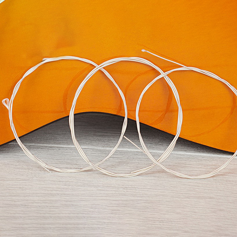 6 Stuks Gitaarsnaren Nylon Zilveren Snaren Set Voor Klassieke Klassieke Gitaar 1M Populaire Gitaaraccessoires 6 Snaren