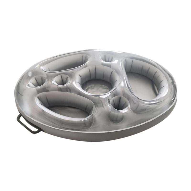 Oppustelig swimmingpool float ølbord køler bord bar bakke swimmingpool madras vand mad drikke holder tilbehør