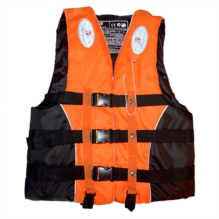 Rafting colete salva-vidas para crianças adulto ao ar livre natação snorkeling wear terno de pesca profissional drifting nível sui: Orange / M