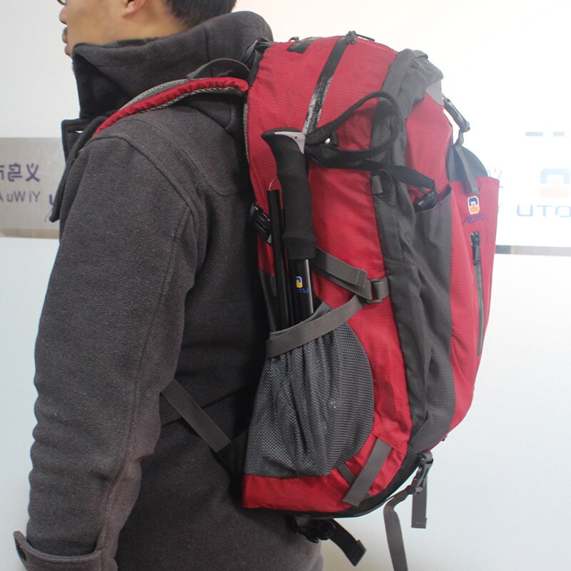 Newest Outdoor Hiking Walking Sticks Durable Trekking Nordic Walking Mountain Climbing EVA Handle Locking Alpenstock