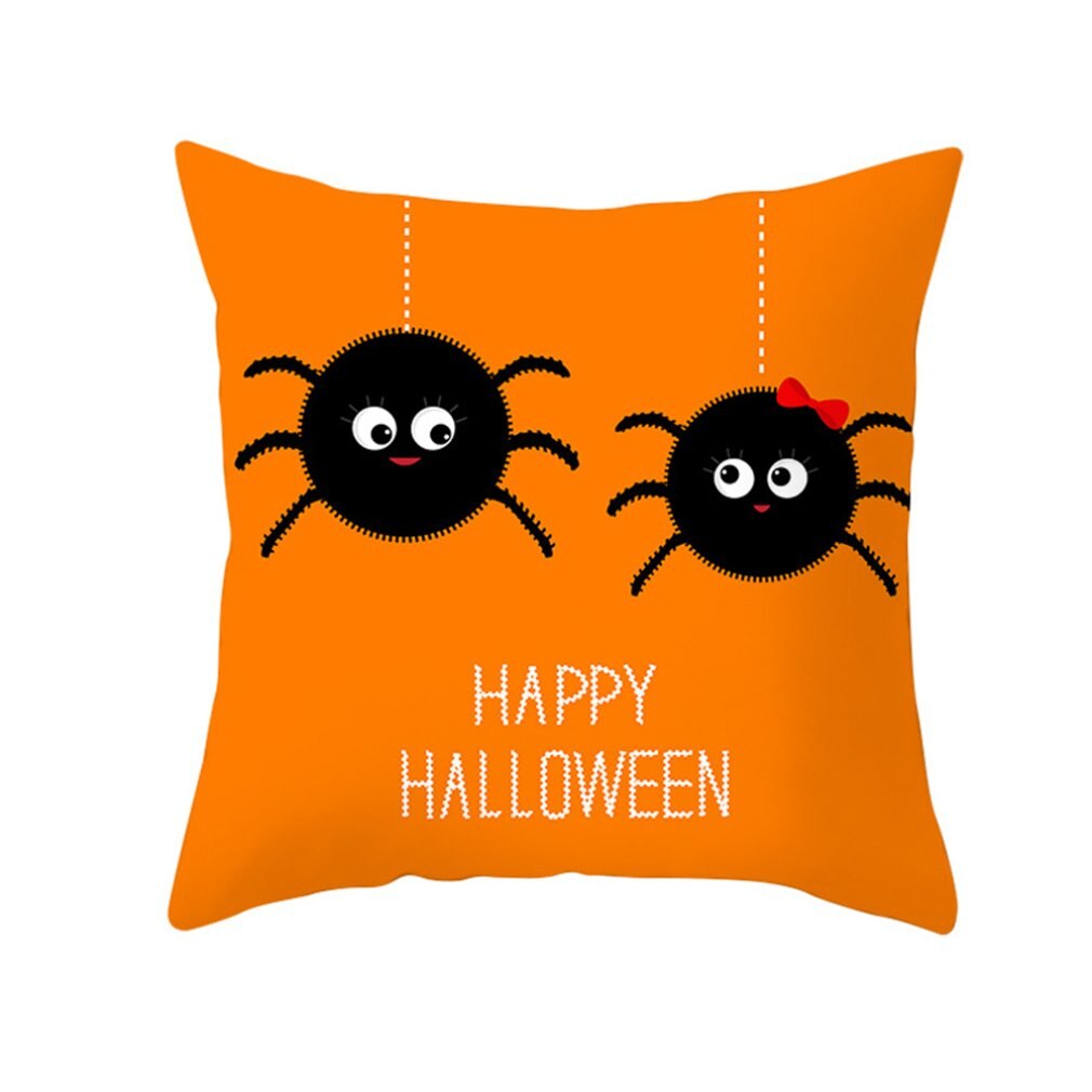 Décoration d'halloween pour la maison dessin animé citrouille chauve-souris fantôme taie d'oreiller horreur Halloween fête fournitures accessoires Haloween ornement: 1
