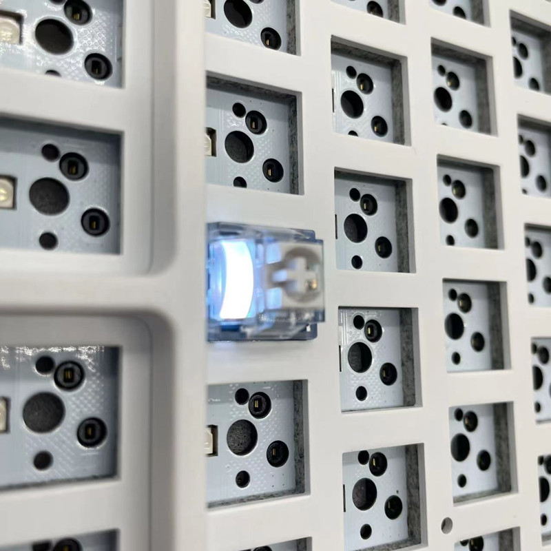 TTC Speed Silver Switch 3 Pin Swap Linear Switches Quick Silver Switch 45g For Mechanical Keyboard GH60 GK61 GK64