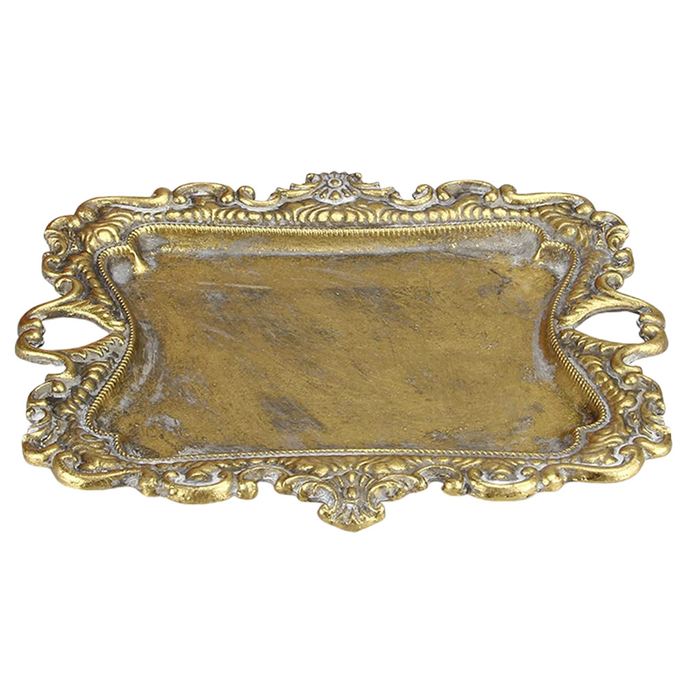 Ringhouder Display Lade Huwelijksceremonie Decoraties Vintage Trinket Schaal Goud Kleine Sieraden Legering