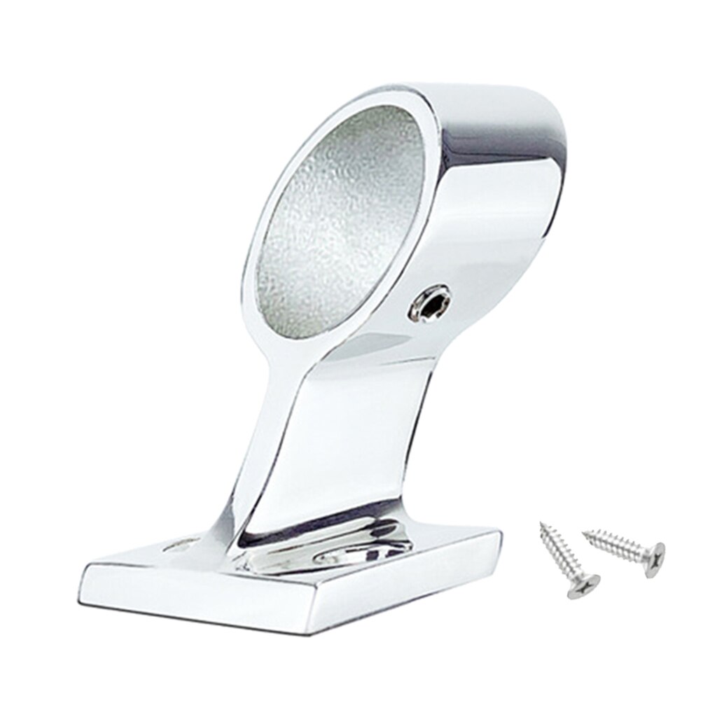 Durable 316 Stainless Steel Marine Boat Handrail Fitting Left End Stanchion 22mm