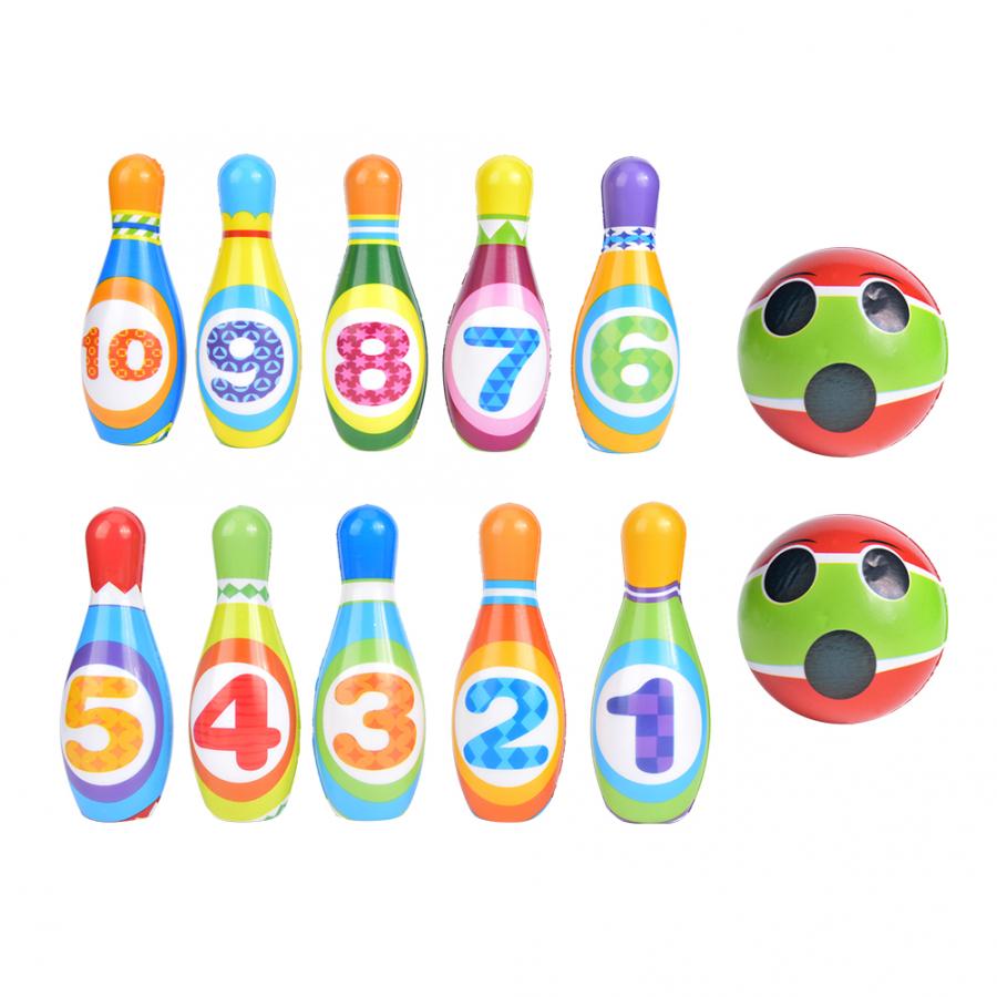 10 Pins 2 Ballen Bowling Speelgoed Spelen Sets Bowling Bowling Pins Ballen Set Indoor Educatief Interactief Speelgoed Peuters 3 ~ 10 Jaar Oud