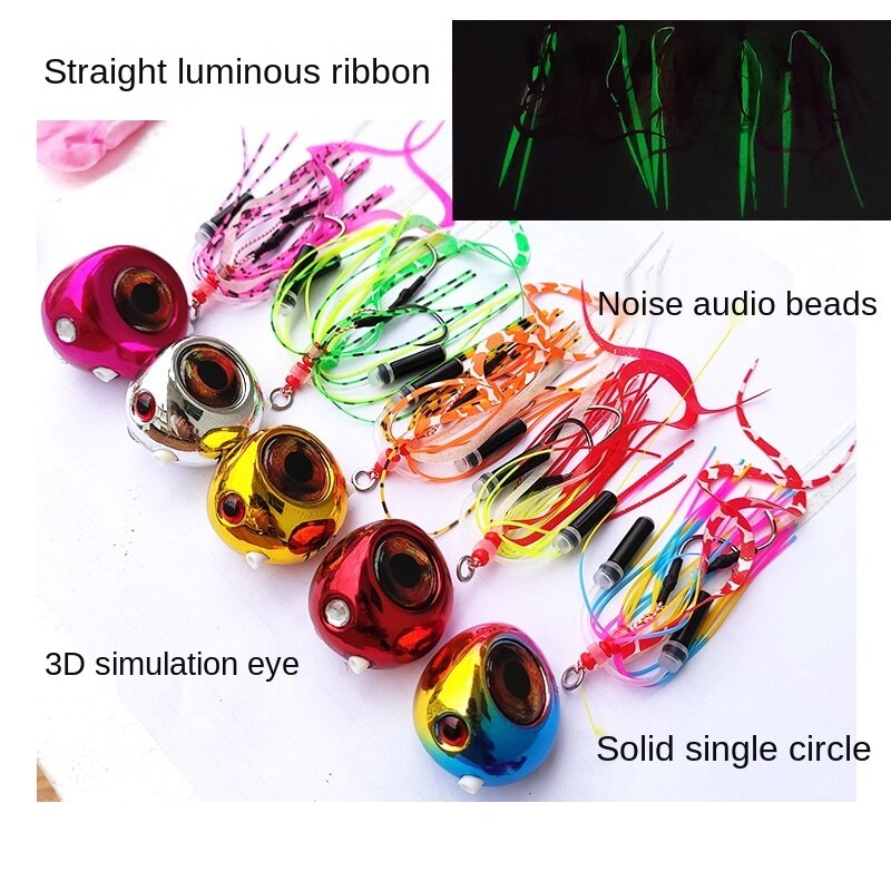 200g/150g/120g/100g/80g/60g/40g tenya Kabura Pesca Slider Snapper/Sea bream Jig head with skirt lead jig jigging lure