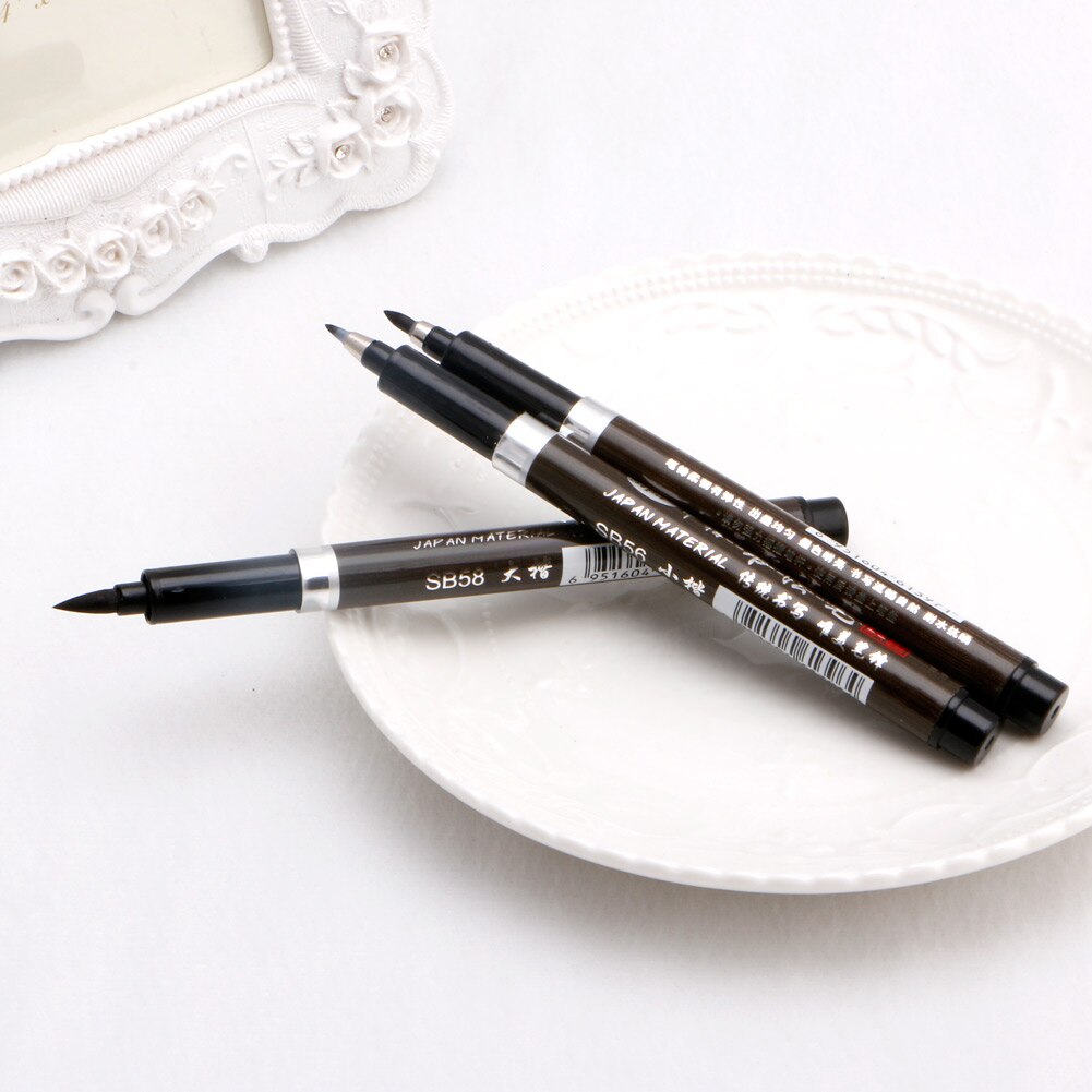 1PC Chinese Japanese Water Ink Painting Writing Brush Calligraphy Pen Art Tool MEDIUM school office supply stationery