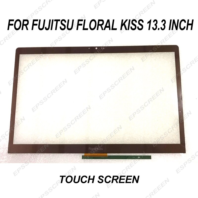 replacement 13.3 touch panel for Fujitsu Floral Kiss lifebook screen digitizer display front glass screen women laptop