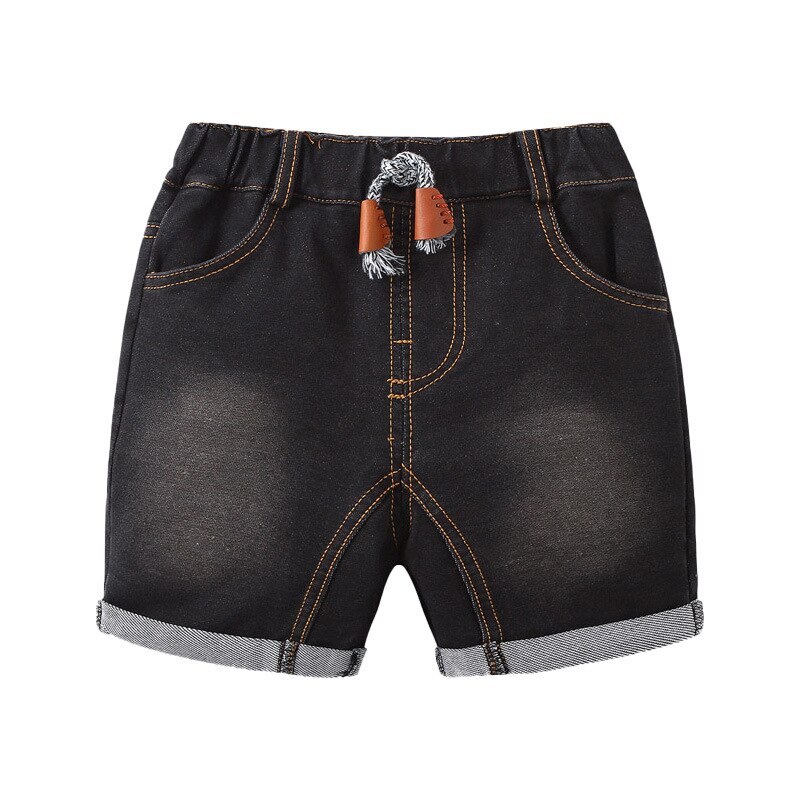 Jungen Mädchen Denim kurze Hose Sommer Baumwolle elastisch Taille Kleinkind Knie Länge Hose Baby Jean Hose Kinder Kinder Kleidung