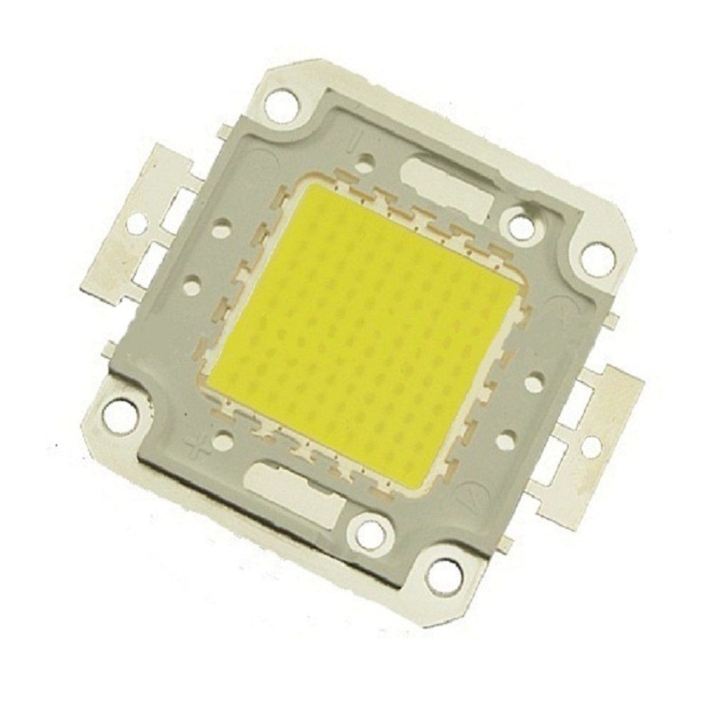 Høj lys 100w 50w 30w 20w 10w led chip 30*30 mil cree smd cob diy projektør pære lampe varm/kølig hvid integreret fuld watt