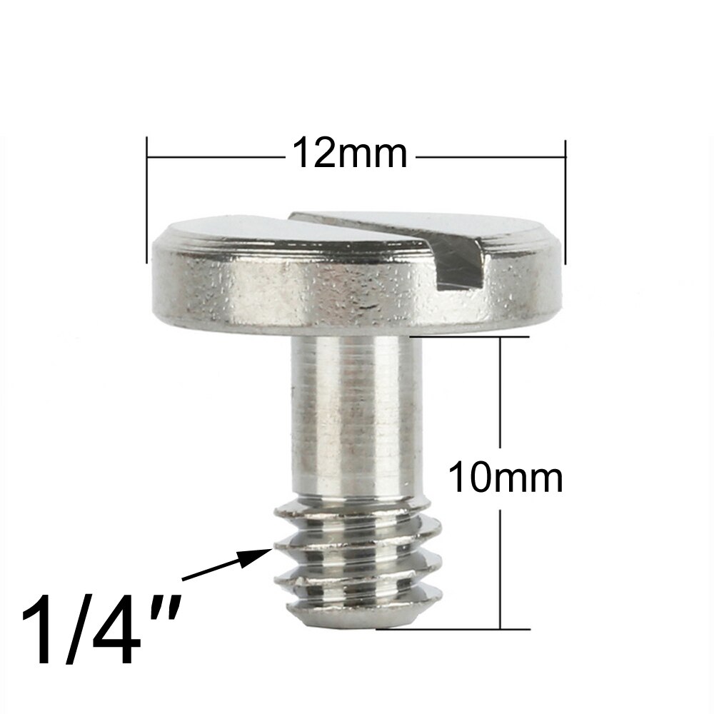 GAQOU 1/4 "3/8" Draad Schroef Shoe Mount Adapter Statief Plaat Schroef EB Mount voor Camera Flash Statief light Stand Metal: 2