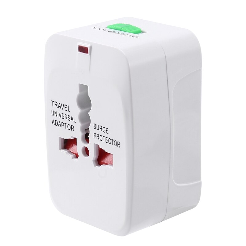 2 Travel Conversion Sockets, Pure Copper Universal Multinational Universal Wall Socket, EU / US / UK / Australia Plug