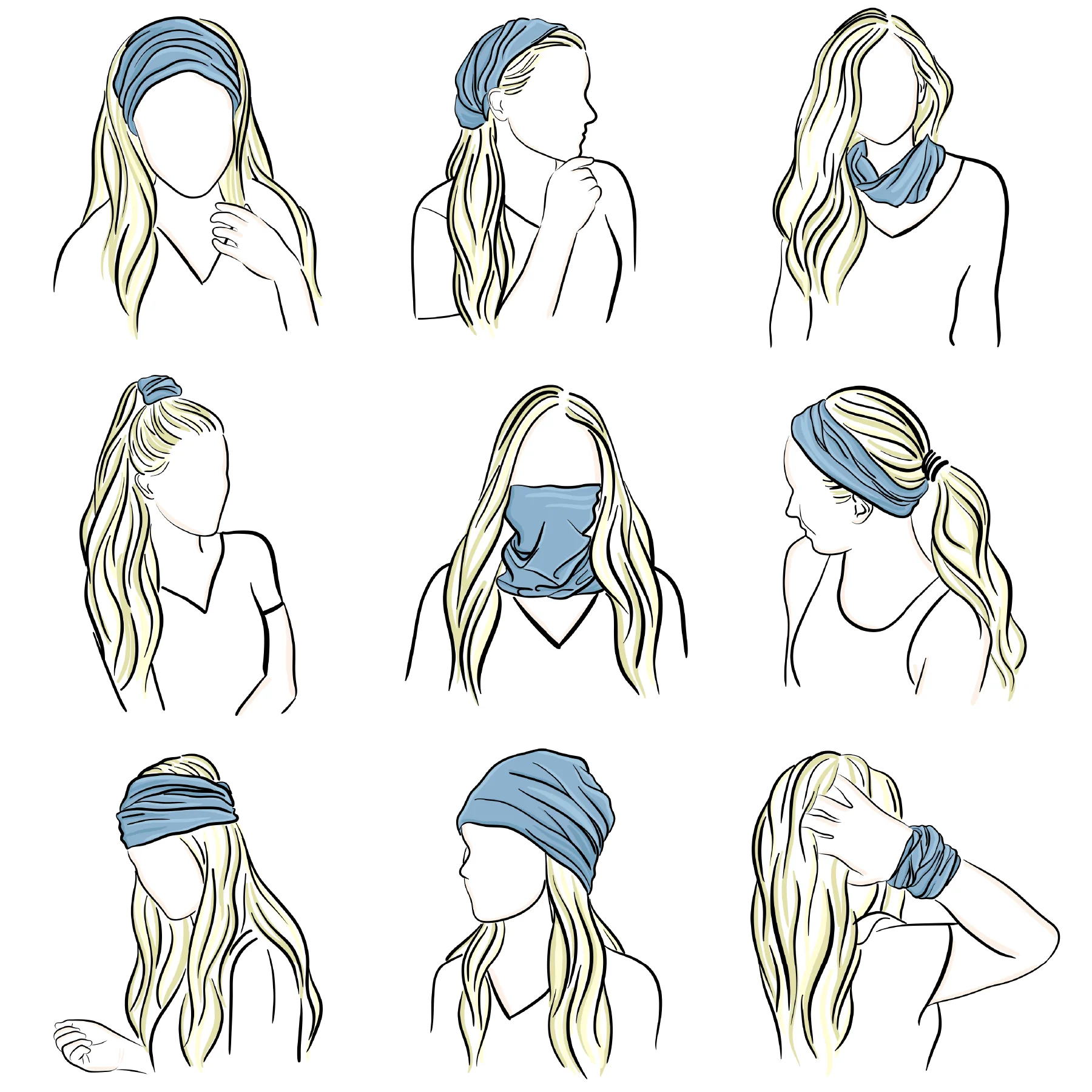 Kleurrijke Bedrukte Haarband Bandana Hoofd Voor Vrouwen Nek Gaiter Tube Sjaal Voor Mannen Fietsen Wandelen Hardloopsport Face Bandana 'S