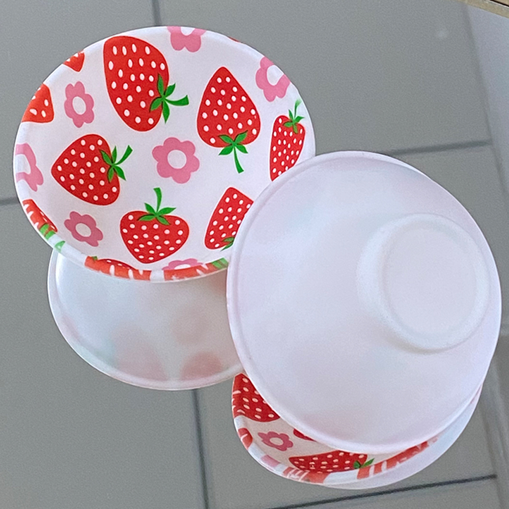 10 pçs tigelas de silicone rosa 67mm tigela de morango recipiente doméstico cabaça multi-cor acessórios para fumar presente feminino