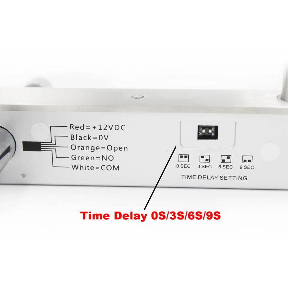 Electronic Door Lock Electric Mortise Bolt Lock Mortise lock Time Delay NO Fail secure sturdiness electric bolt with cylinder