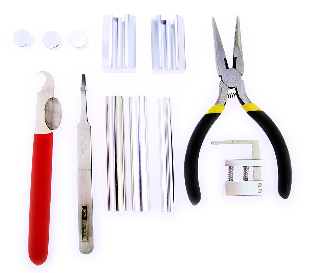 12 in 1 HUK Lock Disassembly Tool Locksmith Tools Kit Locksmith Supplies