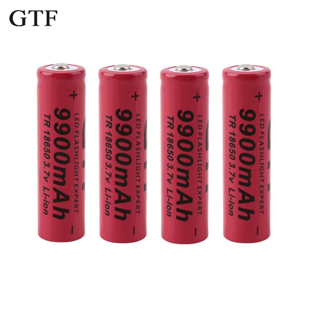 GTF oplaadbare batterij 18650 batterij 3.7 V 9900 mAh oplaadbare li-ion batterij voor Led zaklamp zaklamp cell 18650 batterij
