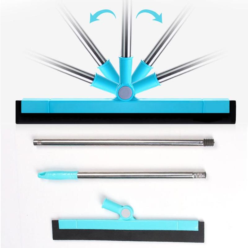 Magic Window Wiper Scraper 180 Degrees Rotatable Hand Push Mop Sweeper Broom Home Floor Windows Cleaning Tools