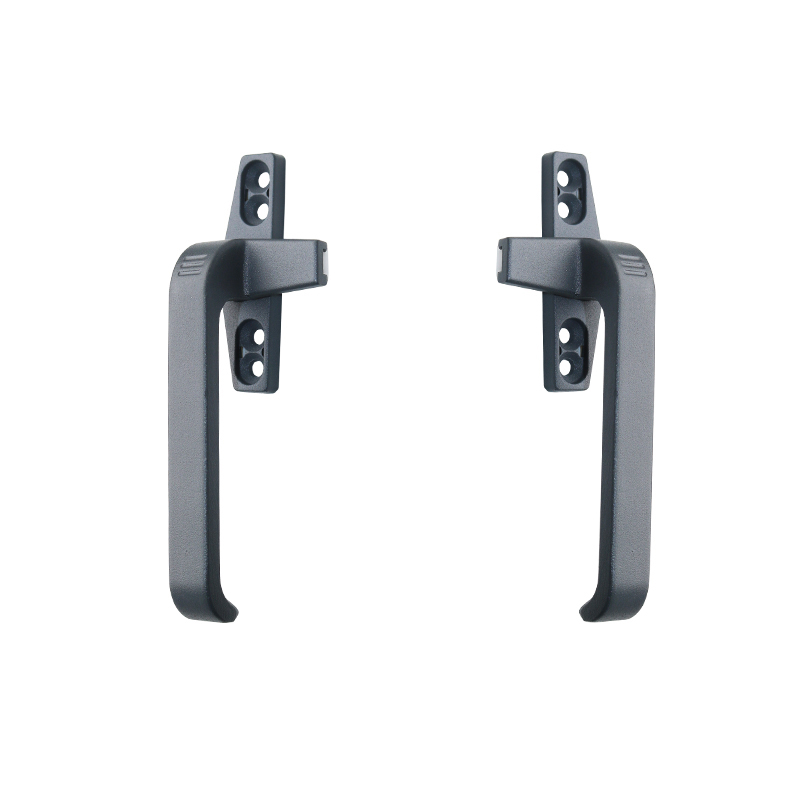 Poignée de porte/fenêtre épaisse en alliage de Zinc, 50 types, ouverture à plat droite/gauche, verrou de loquet à Point unique