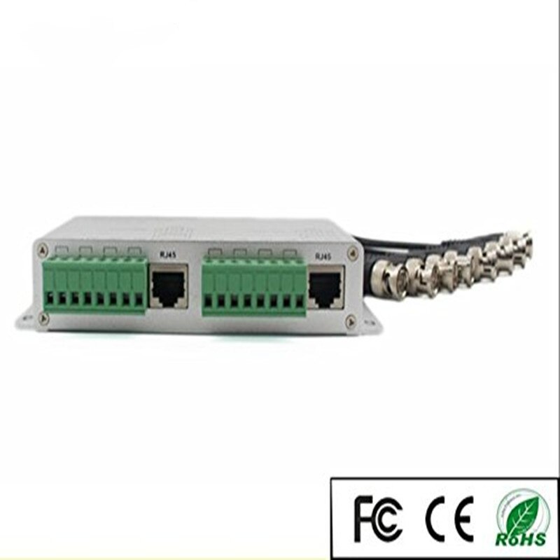 BigKing 4CH passieve video balun, 4CH AHD/CVI/TVI/CVBS passieve video twisted pair transceiver 720P 1080P HD BNC RJ45 UTP converter naar symmetrische signaalbalun