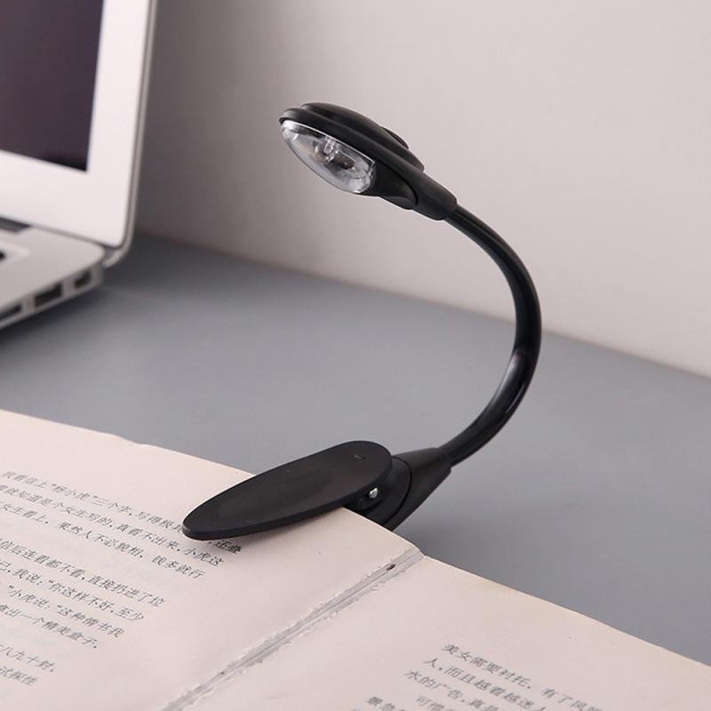 3 Mode Book Light Book Reading Lamp Clip-on Book Lights Folding LED Night Lamp For Reader Kindle Adjustable Flexible With Batter: 02