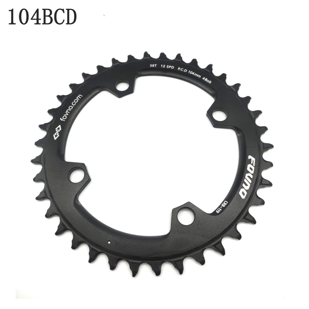 Fovno 104 bcd 32/34/36/38 t eagle tooth mountain mtb polkupyörä kapea tarjotin leveä ketjurengas forshimano  m370 m410 m610 m615 m670 m780