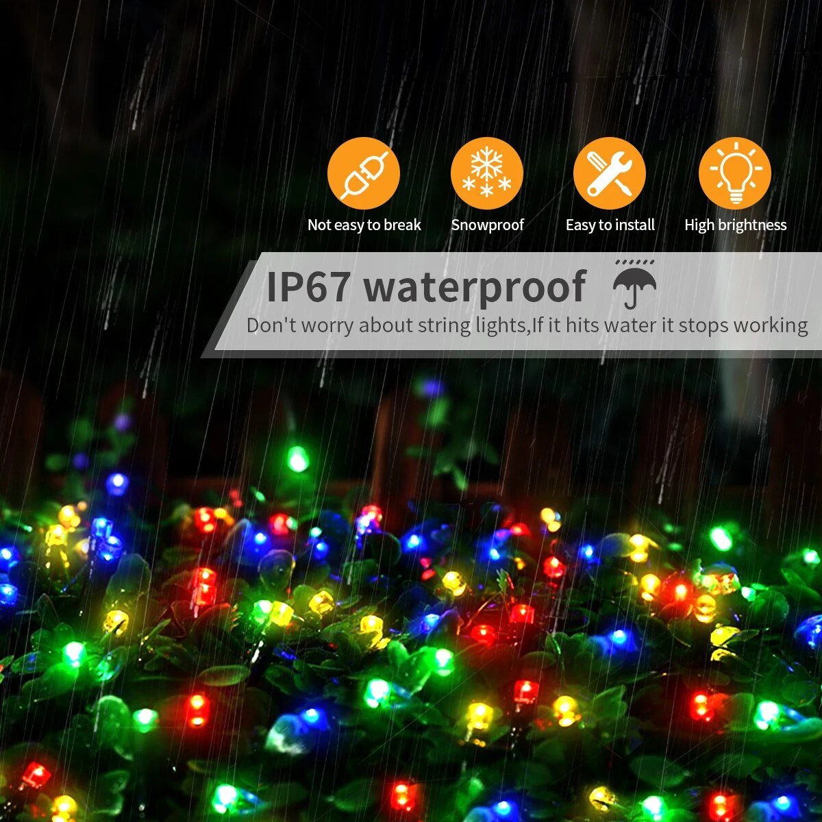 50M 100M Christmas LED String Lights 220V Outdoor Waterproof Garland Fairy Light For Marry Garden Street Lawn Decoration