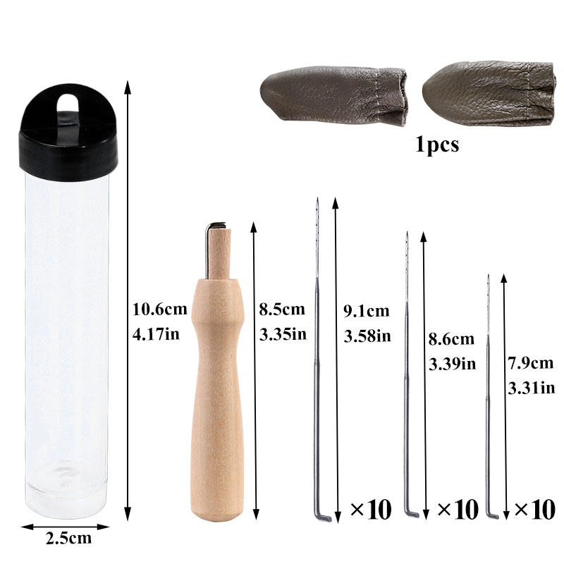 Lmdz Wolvilt Naald Vilt Naaldvilten Starter Viltnaalden Vilten Diy Pakket Met Fles Houten Handvat Naalden Set Levert