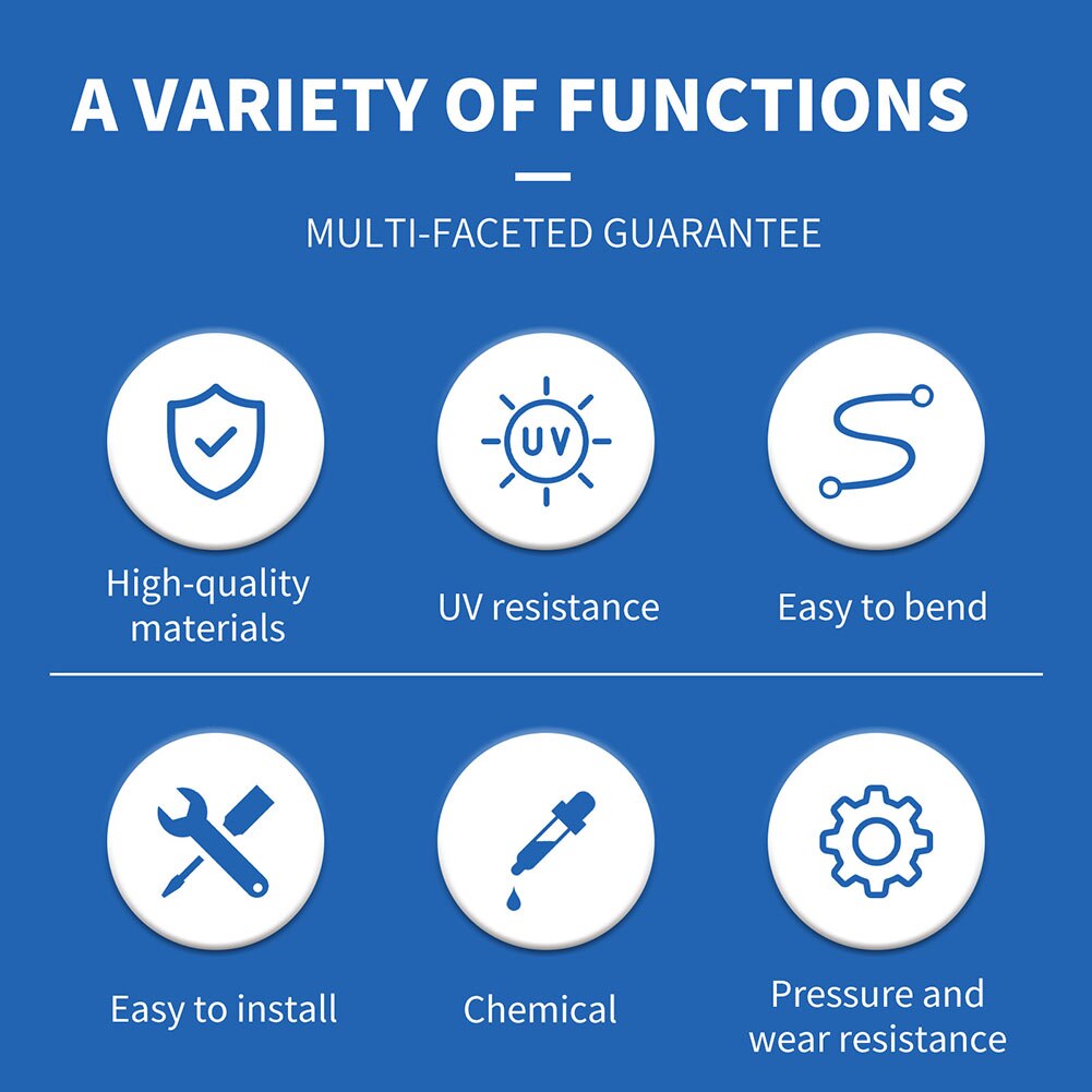 Pool Pump Replacement Retractable Hose Replacement Pool Filter Pump Hose Oxygen Pump Hose for Air Bubble Stone