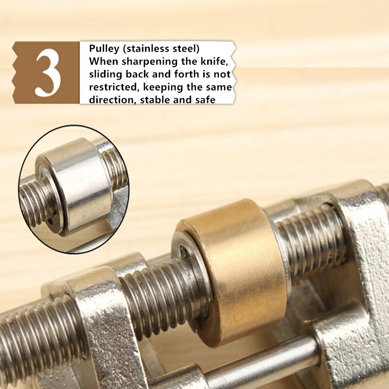 Brass Sharpener Fixed Angle Sharpener For Wood Chisel Planer Blade Multifunction Chisel Edge Planer Sharpening Wood Hand Tool