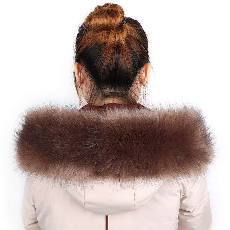 Faux Rabbit Fur Collar Luxury Warm Fur Fabric Multicolor Furry Diy Sewing Trimming Parkas Coats Jackets For Garment Hat Edge Fur