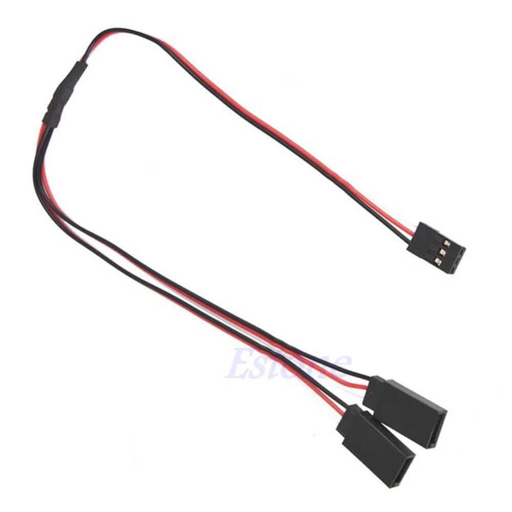 1Pcs 300mm 30cm Servo Y Extension Lead Wire Cable f RC Futaba JR Servo Part Whosale&amp