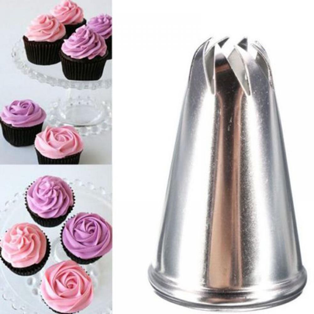 Rvs Bloem Tips Cake Nozzle Cupcake Suiker Crafting Icing Piping Nozzles Fondant Mallen Gebak Gereedschap Voor Bakken