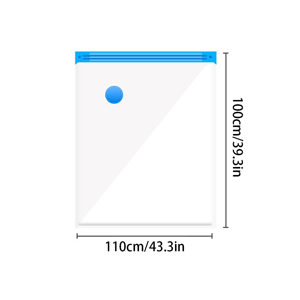 Vacuum Storage Bags Vacuum Seal Bag Space Saving Bags for Comforters Clothes Pillow Bedding Blanket Storage: VIOLET/紫罗兰