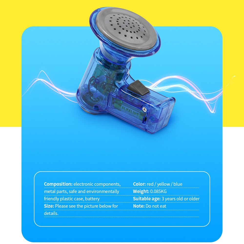 Grappige Multi Voice Changer Versterker 3 Verschillende Stemmen Fun Speelgoed Speaker Kids Educatief Kinderen Speelgoed