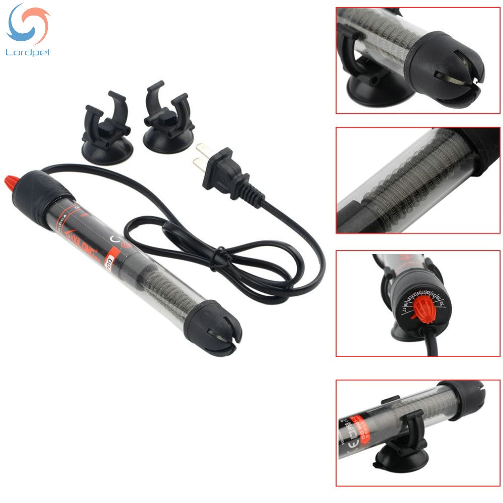50w/100w/200w/300w calentador sumergible de vidrio para acuario Ajuste de varilla de calentamiento 220V