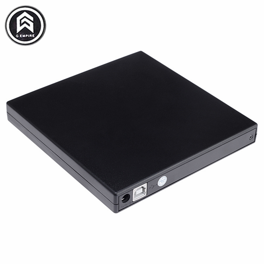 Portable External Slim USB 2.0 DVD-RW/CD-RW Burner Recorder IDE chip Optical Drive CD DVD ROM Combo Writer For laptop PC